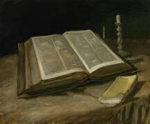 Nature morte avec Bible (Vincent van Gogh) - Muzeo.com