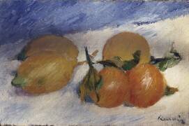 Nature morte avec des citrons et des oranges (Auguste Renoir) - Muzeo.com