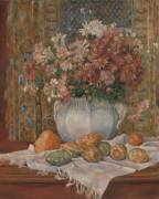 Nature morte avec fleurs et figues de Barbarie (Auguste Renoir) - Muzeo.com