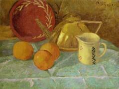 Nature Morte avec Fruits et un Pichet, ou Synchronisation en Jaune (Paul Serusier) - Muzeo.com