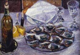 Nature Morte avec Huîtres (Gustave Caillebotte) - Muzeo.com