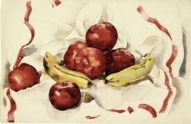 Nature morte avec pommes et bananes (Charles Demuth) - Muzeo.com