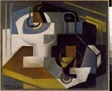 Nature Morte avec un Bol de Fruits (Juan Gris) - Muzeo.com