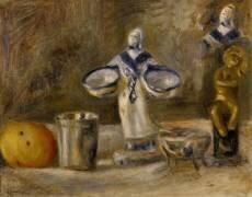 Nature morte avec une figure en faïence (Auguste Renoir) - Muzeo.com