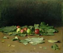 Nature morte de pommes et de feuilles (Ilya Répine) - Muzeo.com