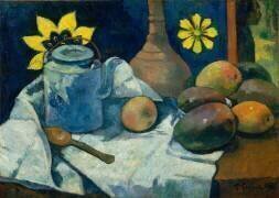 Nature morte à la théière et aux fruits (Paul Gauguin) - Muzeo.com