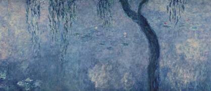 Nénuphars : deux saules pleureurs (Claude Monet) - Muzeo.com