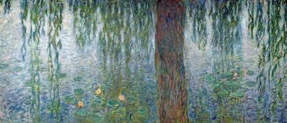 Nénuphars : matin avec des saules pleureurs (Claude Monet) - Muzeo.com