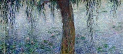 Nénuphars : matin avec des saules pleureurs (Claude Monet) - Muzeo.com
