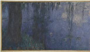 Nénuphars : matin avec des saules pleureurs (Claude Monet) - Muzeo.com