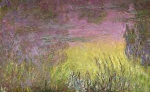 Nénuphars au coucher du soleil (Claude Monet) - Muzeo.com
