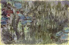 Nénuphars avec reflets de saules (Claude Monet) - Muzeo.com