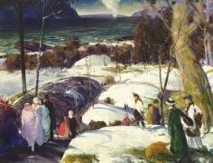 Neige de Pâques (George Wesley Bellows) - Muzeo.com