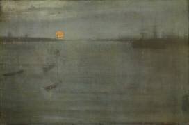Nocturne : Bleu et or (James Abbott McNeill Whistler) - Muzeo.com