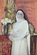 Nonne dans un intérieur (Joaquin Sorolla y Bastida) - Muzeo.com