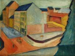 Notre Rue avec Piste Équestre, Bonn (August Macke) - Muzeo.com