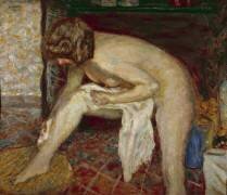 Nu a sa toilette devant la cheminée (Pierre Bonnard) - Muzeo.com