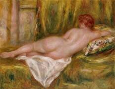 Nu couché, vu de dos ou Le repos après le bain (Auguste Renoir) - Muzeo.com