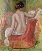 Nu dans un fauteuil (Auguste Renoir) - Muzeo.com
