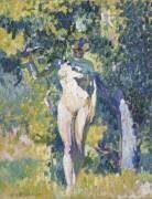 Nu dans un jardin (Henri-Edmond Cross) - Muzeo.com