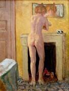 Nu debout devant ses toilettes (Pierre Bonnard) - Muzeo.com