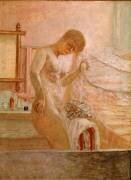 Nu debout devant ses toilettes (Pierre Bonnard) - Muzeo.com