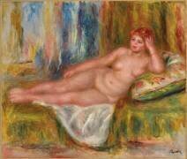Nu féminin allongé (Auguste Renoir) - Muzeo.com