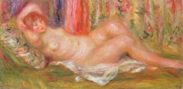 Nu sur le canapé (Auguste Renoir) - Muzeo.com