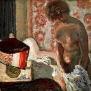 Nue à la lampe (Pierre Bonnard) - Muzeo.com