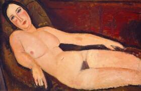 Nue sur un canapé (Amedeo Modigliani) - Muzeo.com