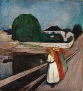 Nuit Blanche (Filles sur le Pont) (Edvard Munch) - Muzeo.com