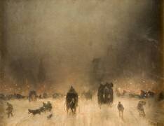 Nuit brumeuse dans Londres (James Abbott McNeill Whistler) - Muzeo.com