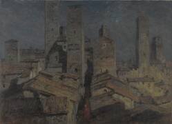 Nuit de lune à San Gimignano (Ferrucio Scattola) - Muzeo.com