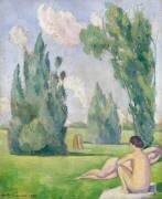 Nus dans un paysage (Emile Bernard) - Muzeo.com