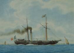 Océan, le navire du capitaine Combes l'Ancien (Antoine Roux) - Muzeo.com