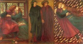 Paolo and Francesca (Dante Gabriel Rossetti) - Muzeo.com