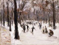 Patineurs dans le Tiergarten (Max Liebermann) - Muzeo.com