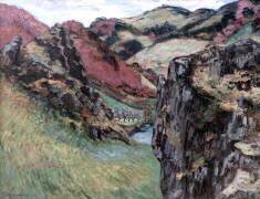 Paysage aux environs de Saint Julien des Chazes (Armand Guillaumin) - Muzeo.com