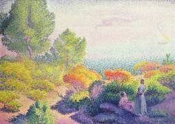 Paysage avec deux femmes (Henri-Edmond Cross) - Muzeo.com