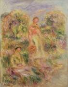 Paysage avec deux femmes (Auguste Renoir) - Muzeo.com