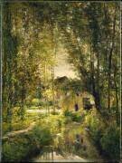Paysage avec un ruisseau ensoleillé (Charles-François Daubigny) - Muzeo.com
