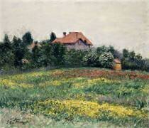 Paysage Campagnard de Normandie (Gustave Caillebotte) - Muzeo.com