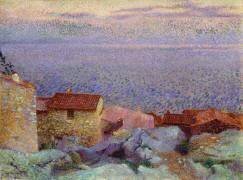 Paysage côtier (Henri-Edmond Cross) - Muzeo.com