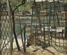 Paysage de Meudon (Hjalmer Eilif Emanuel...) - Muzeo.com