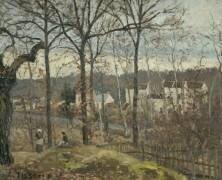 Paysage d'hiver à Louveciennes (Camille Pissarro) - Muzeo.com