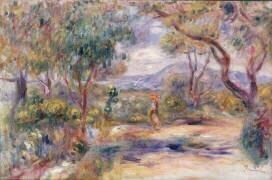 Paysage à Cannes (Auguste Renoir) - Muzeo.com