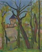 Paysage à Saint-Bernard (Ain) (Suzanne Valadon) - Muzeo.com