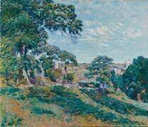 Paysage en Creuse ( Crozant) (Eugène Alluaud) - Muzeo.com