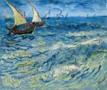 Paysage marin à Saintes-Maries (Vincent van Gogh) - Muzeo.com