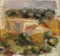 Paysage méditerranéen, Cagnes (Auguste Renoir) - Muzeo.com